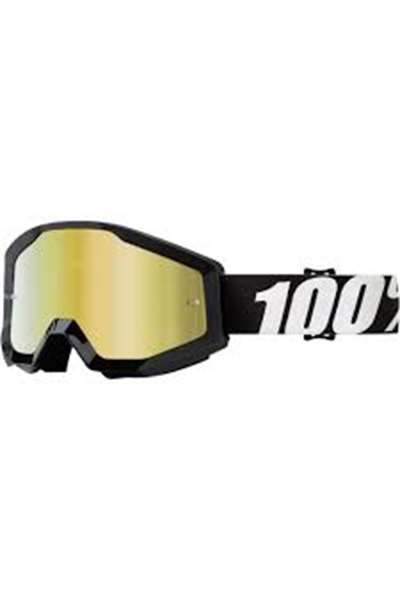 100% Strata Outlaw Lente Specchio Oro  Protezioni  