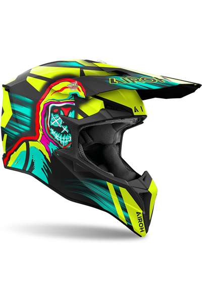 AIROH casco wraaap Giallo fluo Caschi  